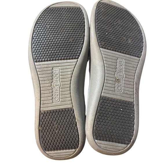 Orthofeet Womens Medium Open-Toe Knit Slingback Sandals Size 11 B Pink - Picture 6 of 7